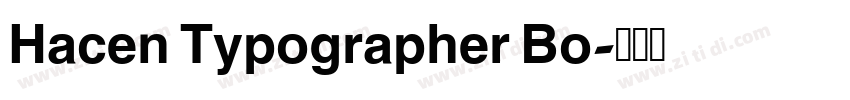 Hacen Typographer Bo字体转换 Hacen Typographer Bo字体转换
